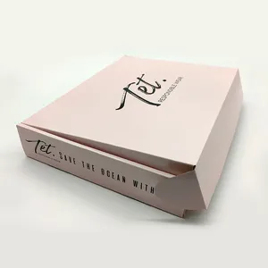 Boîte d'emballage en papier ondulé pour vêtements, Logo personnalisé, coffret cadeau, nouveau Design, 5 pièces