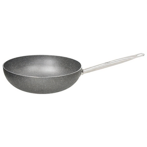 Wok de Aluminio Antiadherente con 1 mango (32cm) BIG FAMILY Grigio WX7583WBIFA - Product Image 3