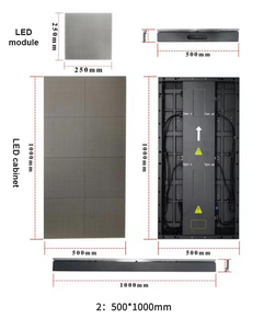 Affiche pour magasin de détail, centre commercial, éducation, métro, utilisation P2.976, non interactive, affichage LED numérique intérieur/extérieur, sol - Product Image 2