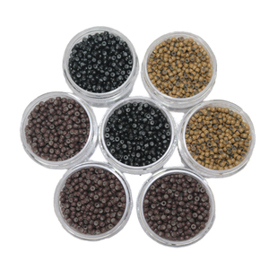 <span class=keywords><strong>Micro</strong></span> anneau doublé de silicone en aluminium de 5*<span class=keywords><strong>3</strong></span>*3mm, perles nano d'extensions de cheveux, vente en gros de 1000 pièces/bouteille - Product Image 5