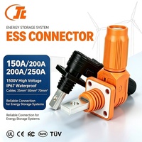 Connecteur de stockage de batterie personnalisé 150A 200A 250A en laiton, prise rapide mâle/femelle, borne coudée et prise