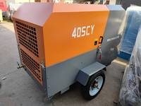 Compresseur diesel portatif d'aviateur d'air de la vis 185cfm 0.8MPa pour la construction urbaine
