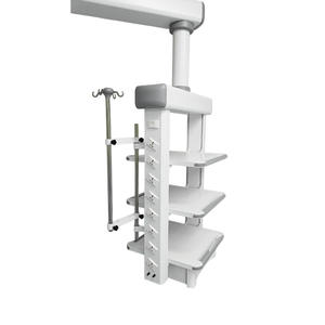 ICEN IN-PLQJ Support médical manuel à bras unique pour pendentif médical, pour unité de soins intensifs, chirurgie, endoscopie, avec sortie de gaz au plafond - Product Image 2