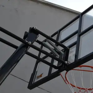 バックボード付き卸売高品質調節可能なプロの屋外バスケットボールフープスタンド