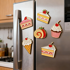 Imán de Refrigerador Personalizado con Logotipo Metálico, Ecológico, Resistente, Magnético, para Pascua o Graduación, Impresión Personalizada en Relieve - Product Image 3