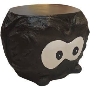 Lámpara LED de <span class=keywords><strong>Totoro</strong></span> de Hayao Miyazaki, Miniatura de Hada Luminosa, Linda Bola de Carbón Negra, Multifuncional, Minimalista Moderna, para Café - Product Image 5