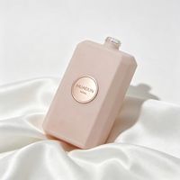 Flacons de parfum de luxe personnalisés haut de gamme 30ml 50ml et 100ml Flacons en verre rose transparent avec boîtes d'emballage