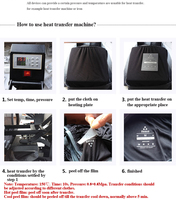Transferts DTF personnalisés à motifs de dessins animés, prêts à presser, thermocollants, pour sérigraphie sur T-shirt, décalcomanies lavables pour vêtements