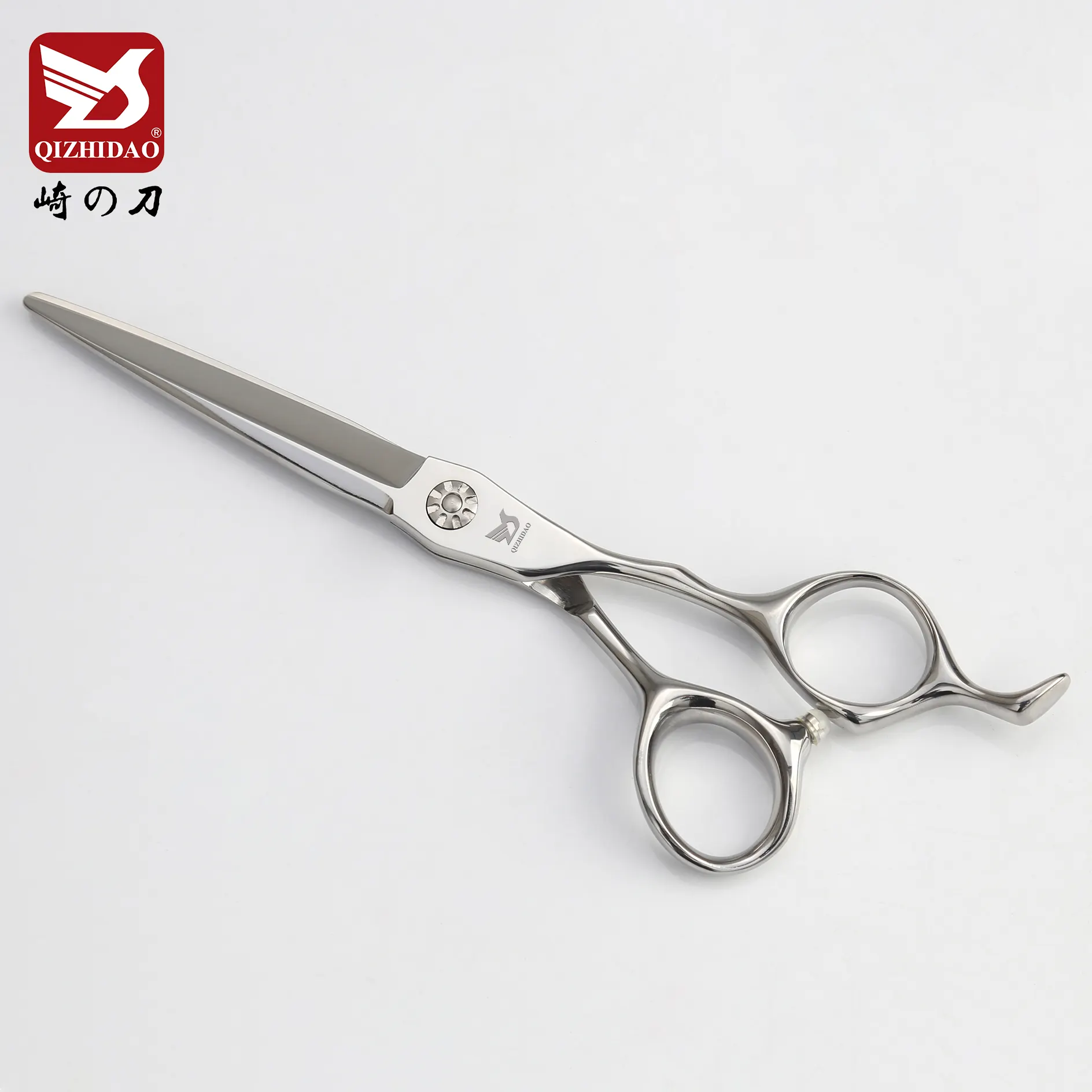 Tesoura de cabeleireiro profissional para corte de cabelo, tesoura de aço japonesa 440c para salão de beleza, barbeiro
