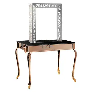 High Quality Wholesale Custom Cheap Salon Styling Station Portable Cosmetic Mirror