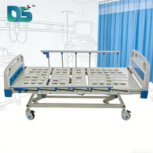 <span class=keywords><strong>Lit</strong></span> manuel pour soins à domicile et à l'hôpital, avec pieds réglables, pliable, garde-corps en acier inoxydable, planches en ABS - Product Image 3