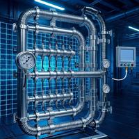 Tuyau métallique ondulé personnalisable, tressé en fil d'acier inoxydable SS316, 12 pouces, 300LB, direct usine, pour usine de traitement de l'eau