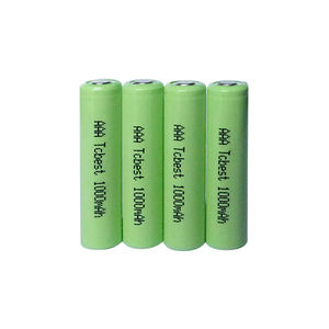 Cargador de baterías AA recargable personalizado OEM <span class=keywords><strong>HR6</strong></span> AA 1000mAh <span class=keywords><strong>Ni</strong></span>-<span class=keywords><strong>MH</strong></span> batería de carga rápida para electrónica de consumo juguetes médicos - Product Image 1