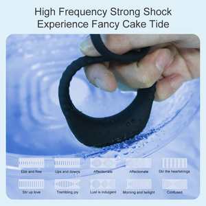 Anillo Vibrador Multinivel para Hombre, Anillo Vibrador con Carga Magnética/Control Remoto, Juguete Sexual para Parejas en Caja. - Product Image 3