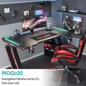 Bàn Chơi Game Bàn Máy Tính Bàn Văn Phòng Phong Cách Đua Xe Cho Game Thủ Máy Trạm Pc Bàn Chơi Game Có Chân Đế CPU - Product Image 2