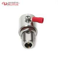 Protector contra sobretensiones KYJ 3G RF para rayos, conector hembra de mamparo N a conector RPSMA, pararrayos contra sobretensiones, 1 unidad