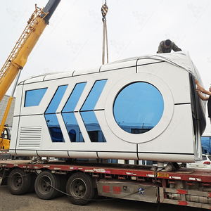 Fabricant de maisons mobiles de grande taille, de type capsule spatiale, en aluminium, pour hôtel, style UFO, pour les célébrités d'Internet - Product Image 5