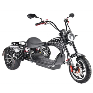 Triciclo Eléctrico Abierto para Adultos con <span class=keywords><strong>Tres</strong></span> <span class=keywords><strong>Ruedas</strong></span> y Neumáticos Grandes, <span class=keywords><strong>Citycoco</strong></span>, Scooter Eléctrico de 3 <span class=keywords><strong>Ruedas</strong></span> y 1000W, Disponible en Almacenes de EE. UU./UE - Product Image 4