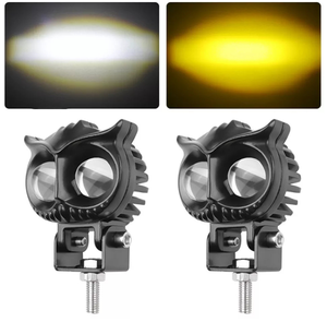 Phare de moto 2,6 pouces 60W en gros, design hibou 2SMD, phare LED antibrouillard, double couleur, anneaux halo Angel Eyes Morto - Product Image 4