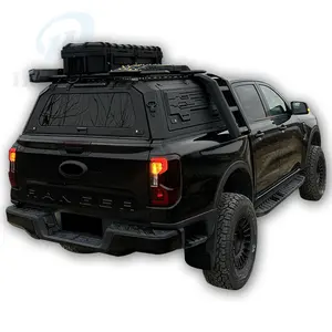 New Design Pickup Truck Steel Dual Cab 4X4 Pick Up Pickup Truck Bed Canopy Topper For Toyota 2023 RANGER