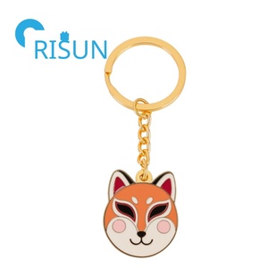 พวงกุญแจเคลือบรูปหมาจิ้งจอกเก้าหางญี่ปุ่น - Product Image 6