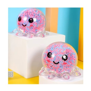 Colorful Shape Pull Stretch Promote Calm Focus Stress Relief Gel Water Bead Squeeze Ball Fidget Toys - Product Image 1