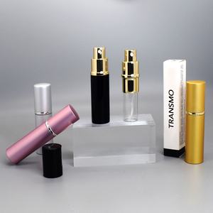 Flacon pulvérisateur en verre personnalisable de 10 ml, rechargeable, avec pompe et opercule, vide, pour cosmétiques - Product Image 1