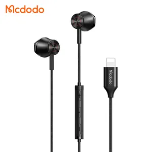 Mcdodo 408 In-Ear-Kopfhörer verdrahtet für Iphone Lichtkopfhörer verdrahtet Ohrhörer mit Mikrofon für Iphone Plus X XS MAX XR iPod