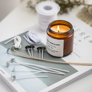 Stoppino per <span class=keywords><strong>Candele</strong></span> 100% Cotone Naturale, Senza Fumo e Non Tossico, per Forniture <span class=keywords><strong>Fai</strong></span>-<span class=keywords><strong>da</strong></span>-<span class=keywords><strong>Te</strong></span> per la Creazione di <span class=keywords><strong>Candele</strong></span> Aromaterapiche - Product Image 4