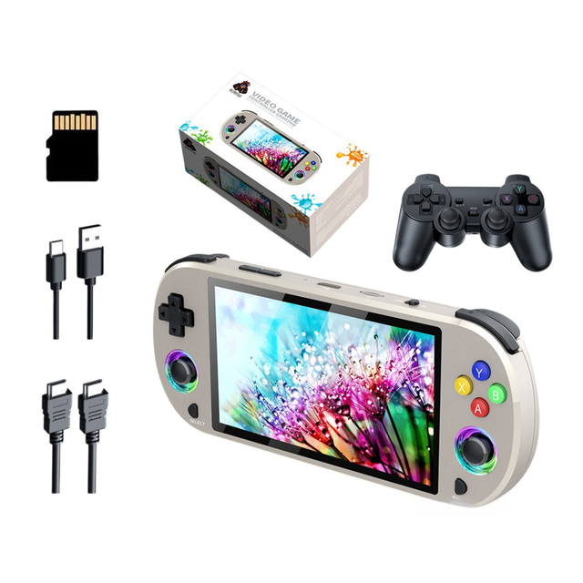 M22 Pro Consola Portable Handheld Retro Game Console Built in 20000+ Games Emulators With RGB LED Joystick Video Game Stick