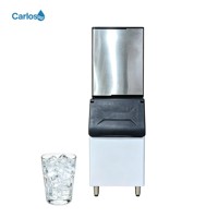 Machine à glaçons en cubes de grande capacité à haute efficacité, corps en acier inoxydable, refroidie par eau, pour restaurant