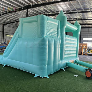 Oferta Especial: Castillo Hinchable Azul Lago con Tobogán Acuático y Piscina de Bolas - Accesorios y Juguetes Inflables - Product Image 4