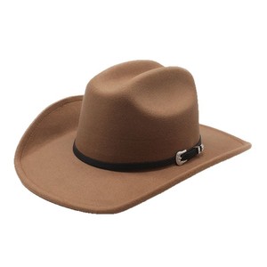 Chapeaux de jazz à large bord pour l'hiver, en polyester/coton de qualité supérieure, chapeaux de squash unisexes, chapeaux Fedora de cowboy, style décontracté pour fêtes et activités de plein air - Product Image 5