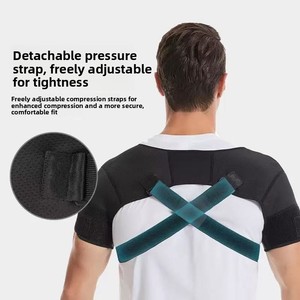 Manchon de compression pour épaule et bras, support sportif, sangle de protection, pour hommes et femmes, ceinture anti-délocation professionnelle, basketball, souple - Product Image 6