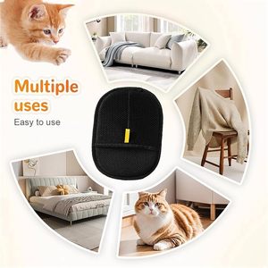 Pet Grooming <b>cat</b> Hair Removal Gloves Clothes Mattress <b>Sofa</b> Pet Hair Removal Gloves Pet Massage Cleaning Hair Removal Gloves - Product Image 2
