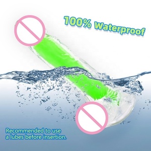 Vibrador <span class=keywords><strong>Dildo</strong></span> Colorido de Silicone Macio à Prova d'Água para Mulheres, Brinquedo Sexual Adulto - Product Image 5