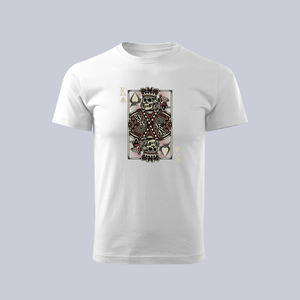 T-shirt ajusté à manches courtes imprimé en sérigraphie unie décontractée personnalisée T-shirt de haute qualité 100% coton biologique pour hommes - Product Image 2