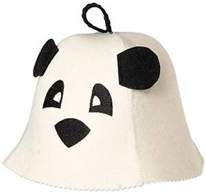 Gorro <span class=keywords><strong>de</strong></span> Sauna Ruso Panda 2026, Gorro <span class=keywords><strong>de</strong></span> Fieltro <span class=keywords><strong>de</strong></span> Lana para Sauna Finlandesa, Gorro <span class=keywords><strong>de</strong></span> <span class=keywords><strong>Baño</strong></span> - Product Image 1