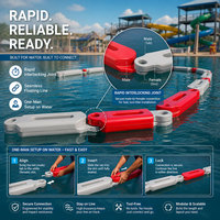 Barrière routière flottante en PEHD de 1200 mm de haute qualité, remplie d'eau, pour la sécurité des pistes de karting aquatiques extérieures, pare-chocs flottant