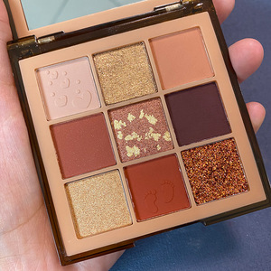 Paleta <span class=keywords><strong>de</strong></span> sombra <span class=keywords><strong>de</strong></span> ojos pigmentada, 9 colores, larga duración, buena calidad, maquillaje personalizado, purpurina - Product Image 2