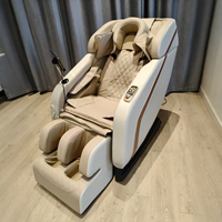 Fauteuil de massage intelligent à gravité zéro en cuir PU avec airbag, chaleur et 8 rouleaux SL Track, pour usage domestique et commercial, certifié CE