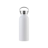 Bouteille isotherme sous vide en acier inoxydable 304 de 500 ml, style américain, grande capacité, isolation thermique 6-12 heures, pour l'extérieur
