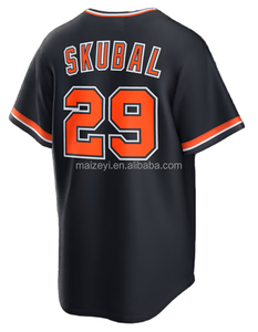 Qualité supérieure cousue avec soin # 35 Justin Verlander # 28 Javier Baez # 29 Tarik Skubal # Maillot de baseball américain 31 Riley Greene - Product Image 3