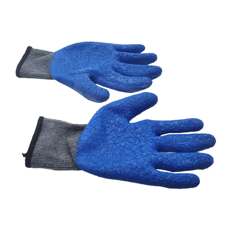 Бутадиен-нитрильный каучук перчатки, предохраняющие от Толстая износостойкая Нескользящая труд страхование перчатки