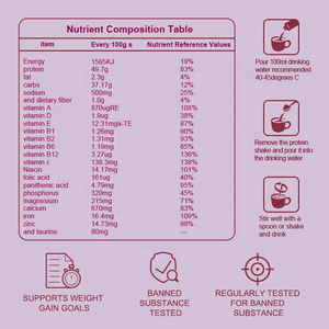 משקל מהיר לקבל תוספי מזון חלב לטלטל אבקת סופר עקלתון משקל עלייה אבקה - Product Image 2