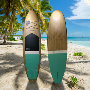 Stand-Up Paddle Board WoodSUP Bamboo <strong>Surfboard</strong> for Offshore Waters Surfing - Product Image 3