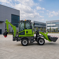 LUYU 4-Tonnen-Baggerlader Brandneue Chinesische Baumaschine mit Frontlader und Bagger
