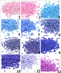 ตลกชิ้นรอบกับ12<span class=keywords><strong>ราศี</strong></span>สัญญาณที่มีสีสันพอลิเมอดินเหนียวเกล็ดสำหรับการตกแต่งเสน่ห์ - Product Image 4