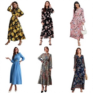 Vestidos de Verano para Mujer de Alta Calidad Grado A+ de Poliéster/Algodón, Tallas Variadas, Usados, Precio de Mayoreo Directo de Fábrica - Product Image 1