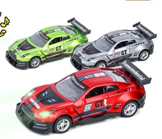 1:40 scale open door function diecast toy vehicles model pull back metal cars die cast car with 3 colors